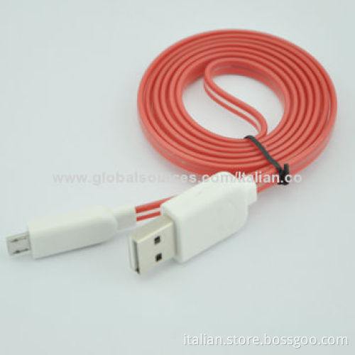 Micro Smile Face USB LED Lighting Cable for Samsung/HTC Android Smartphones